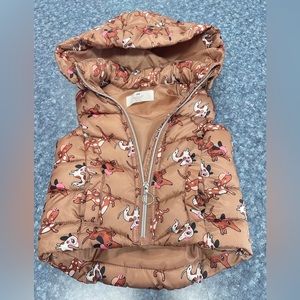 H&M Hooded Puffer Vest size 2T
